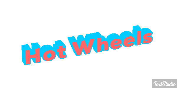 Hot Wheels Efecto de texto