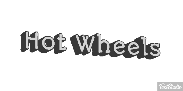 Hot Wheels Efecto de texto
