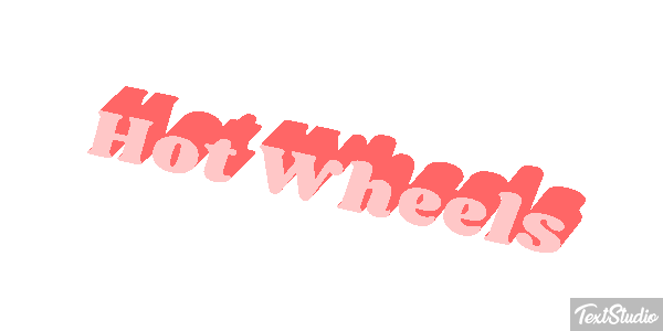 Hot Wheels Efecto de texto