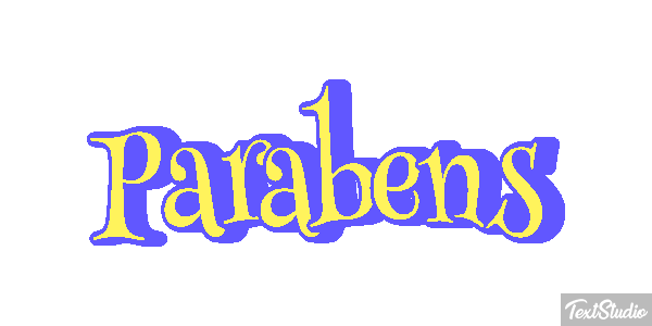 Parabéns Efekt tekstowy