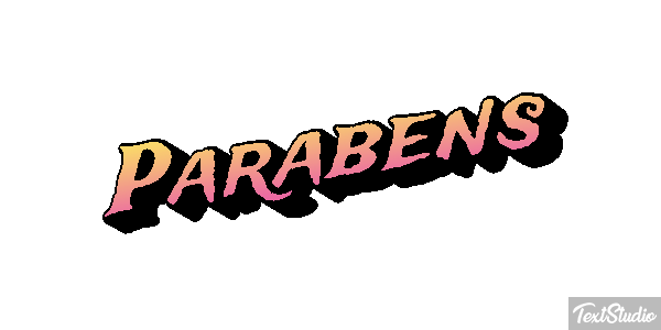 Parabéns Efekt tekstowy