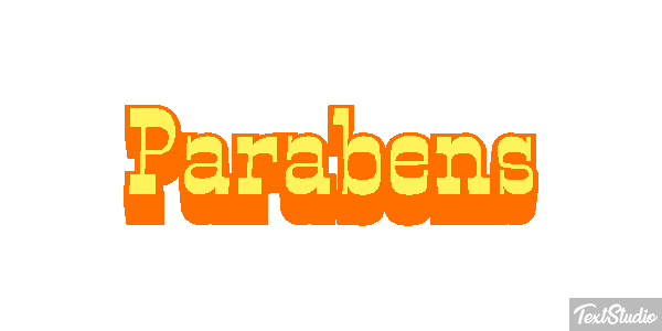 Parabéns Efekt tekstowy