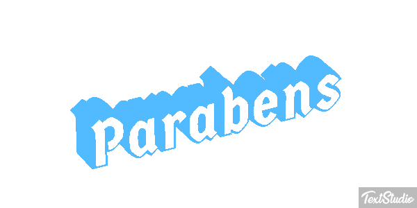 Parabéns Efekt tekstowy