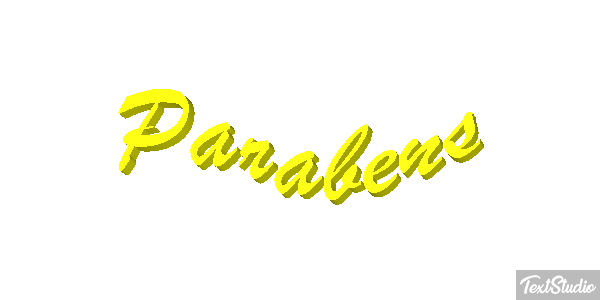 Parabéns Efekt tekstowy