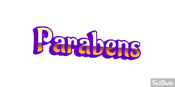 Parabéns Efekt tekstowy