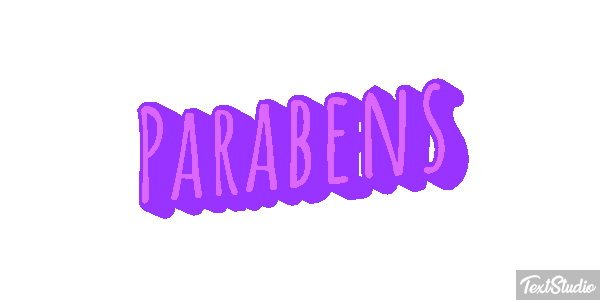 Parabéns Efekt tekstowy