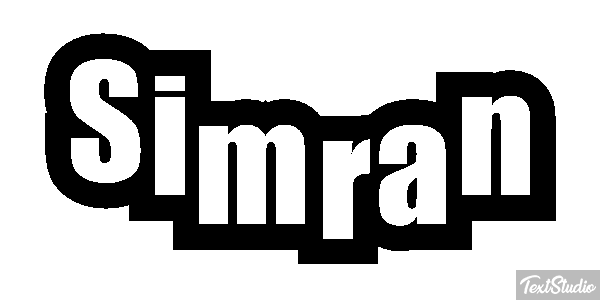 Simran Texteffekt