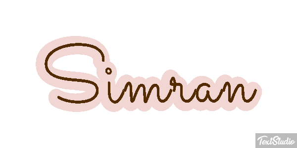 Simran Texteffekt