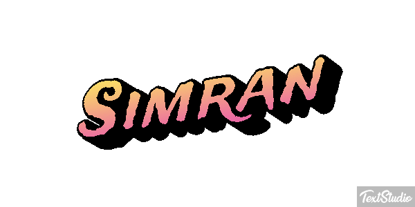 Simran Texteffekt