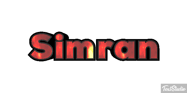 Simran Texteffekt