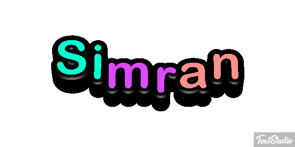 Simran Texteffekt