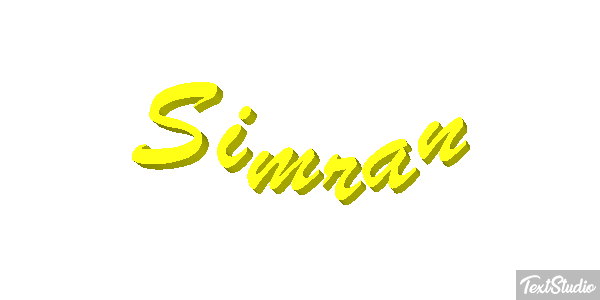 Simran Texteffekt
