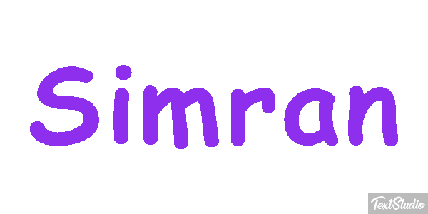 Simran Texteffekt