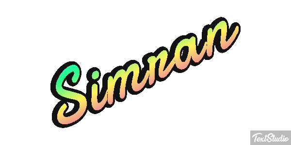 Simran Texteffekt