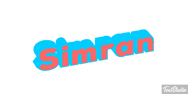 Simran Texteffekt