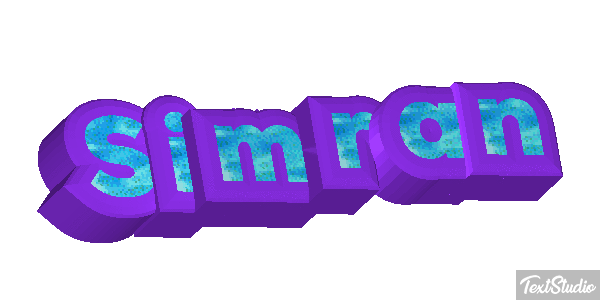 Simran Texteffekt