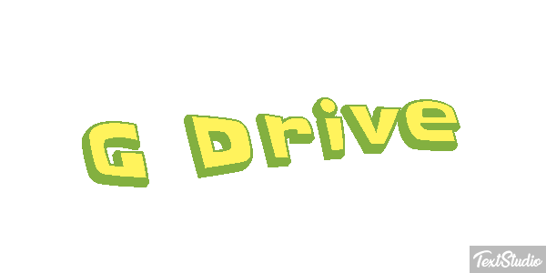 G Drive Texteffekt