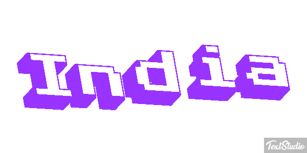 India Text effect