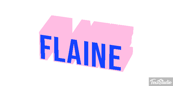 Flaine テキスト効果