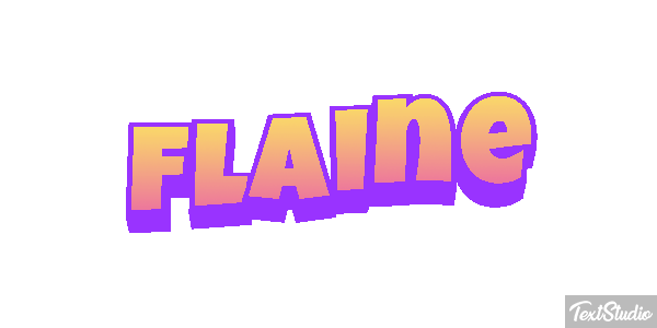 Flaine テキスト効果