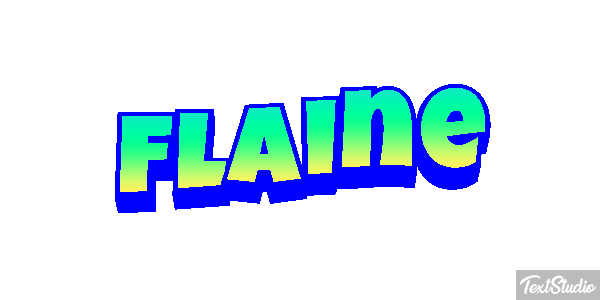 Flaine テキスト効果
