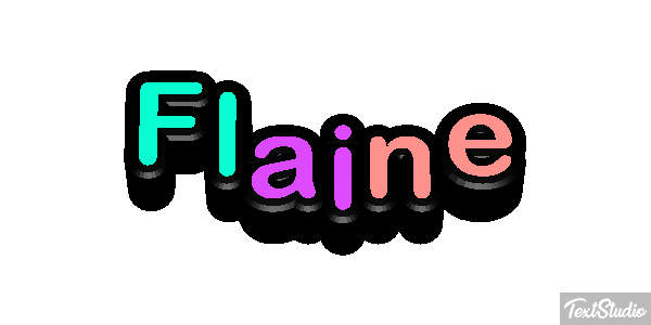 Flaine テキスト効果