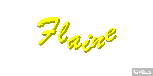 Flaine テキスト効果