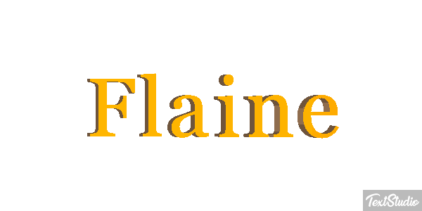 Flaine テキスト効果