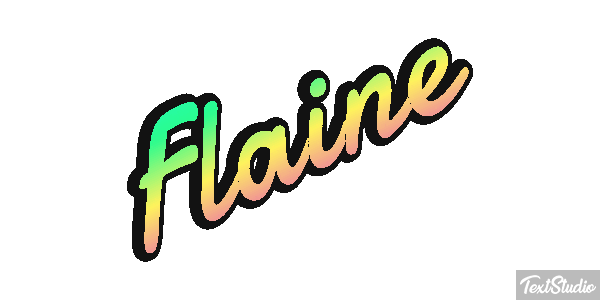 Flaine テキスト効果