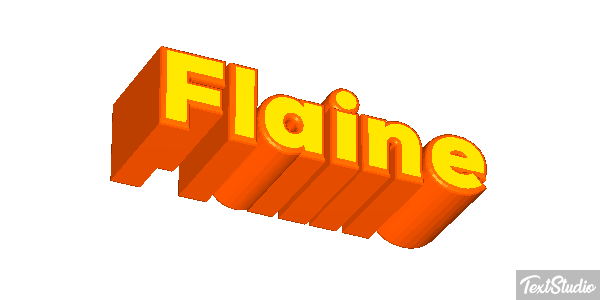Flaine テキスト効果