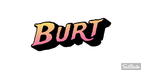 Burt Text effect