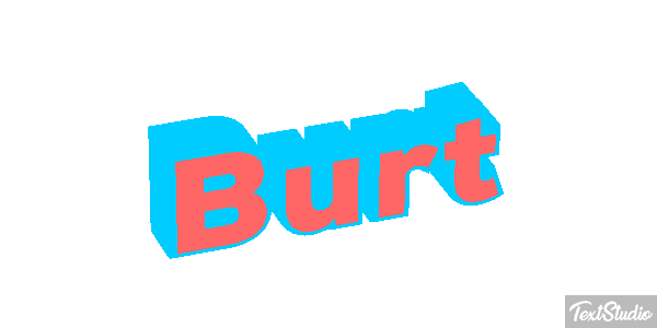 Burt Text effect