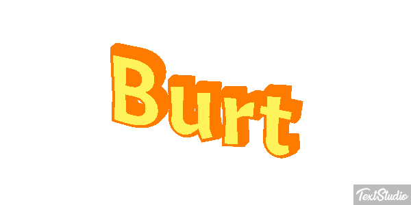 Burt Text effect