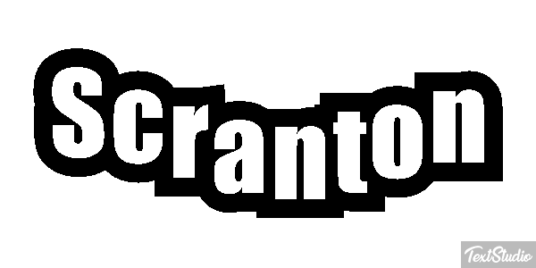 Scranton Tekst effect
