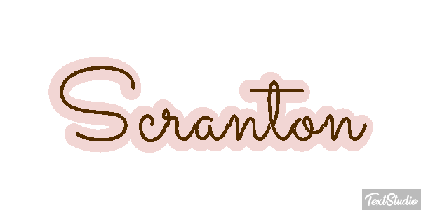 Scranton Tekst effect