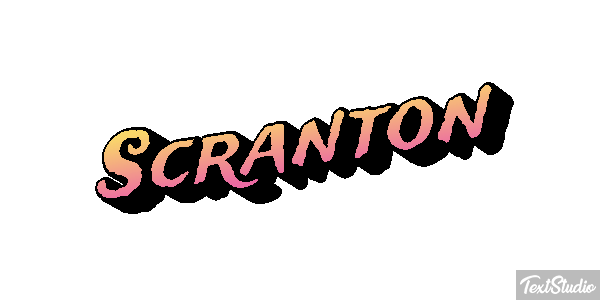 Scranton Tekst effect