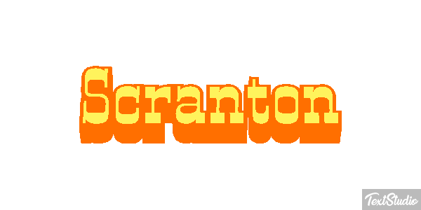 Scranton Tekst effect