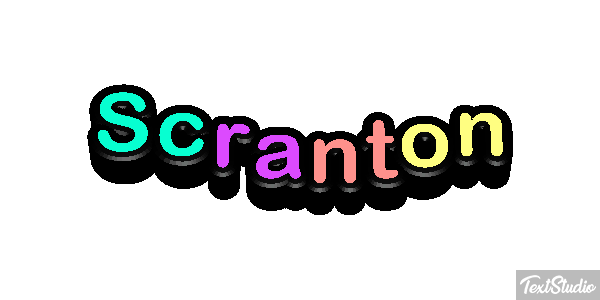 Scranton Tekst effect