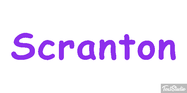 Scranton Tekst effect