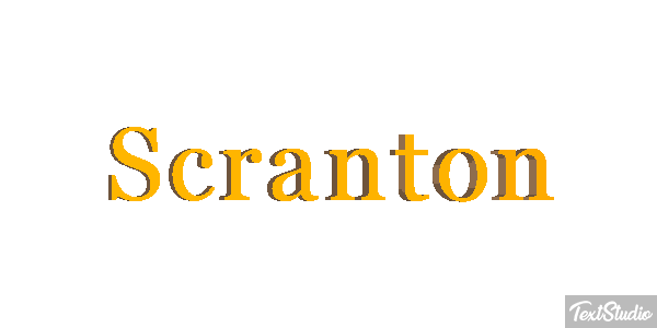 Scranton Tekst effect
