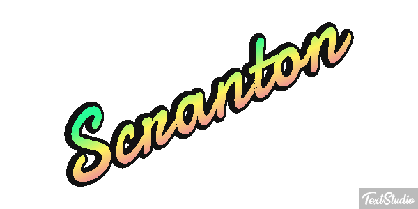 Scranton Tekst effect