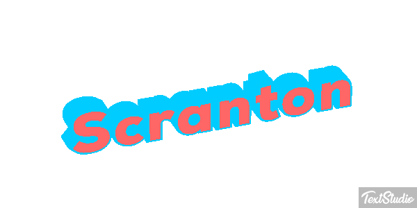 Scranton Tekst effect