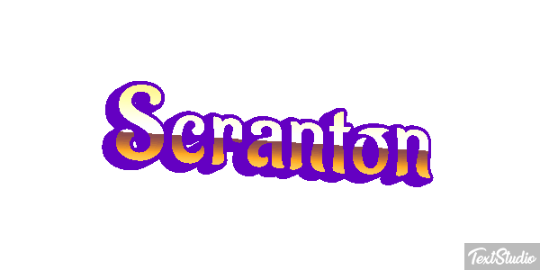 Scranton Tekst effect