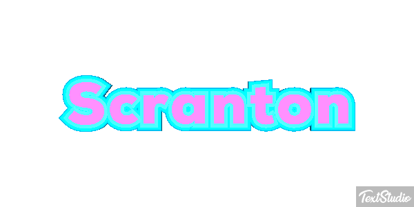 Scranton Tekst effect