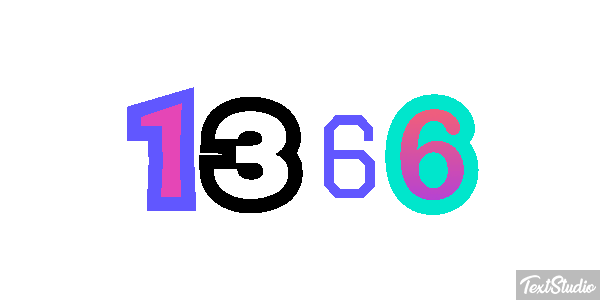 1366 Текстовый эффект
