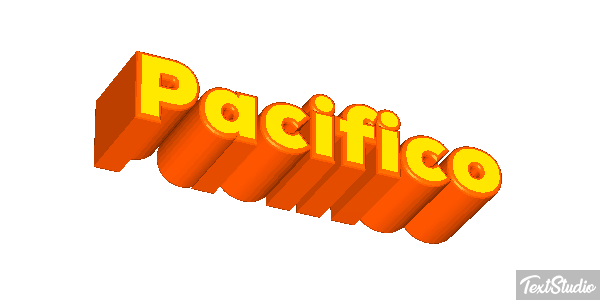 Pacifico Effetto testo