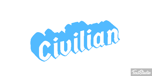 Civilian Текстовый эффект