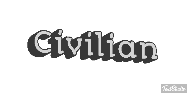 Civilian Текстовый эффект