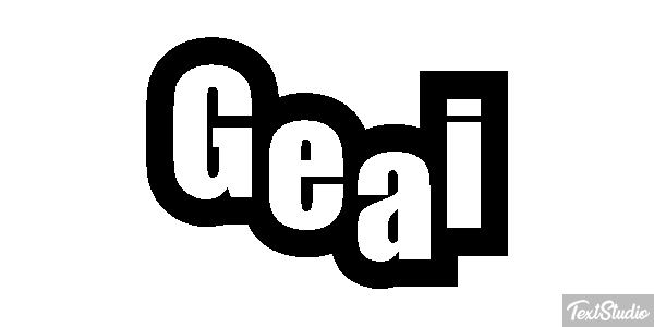 Geai Effet de texte