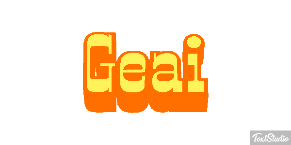 Geai Effet de texte